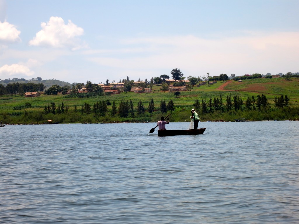 Fishermen on Lake Victoria