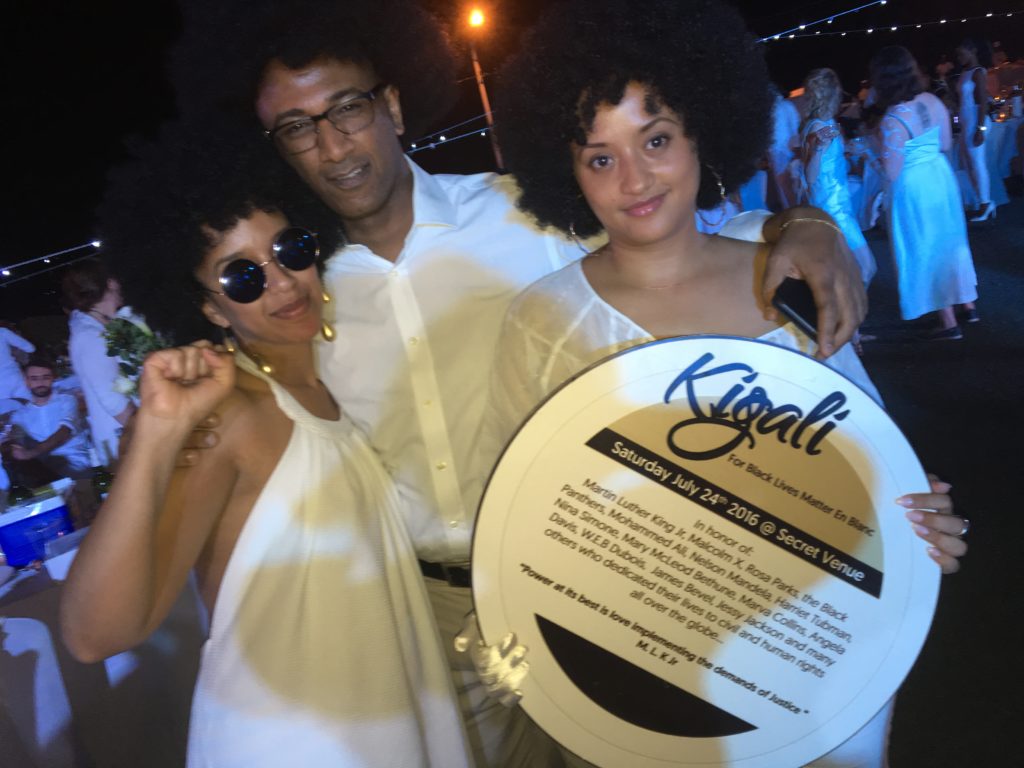 Diner en Blanc Kigali 2016. Black Lives Matter Rwanda.