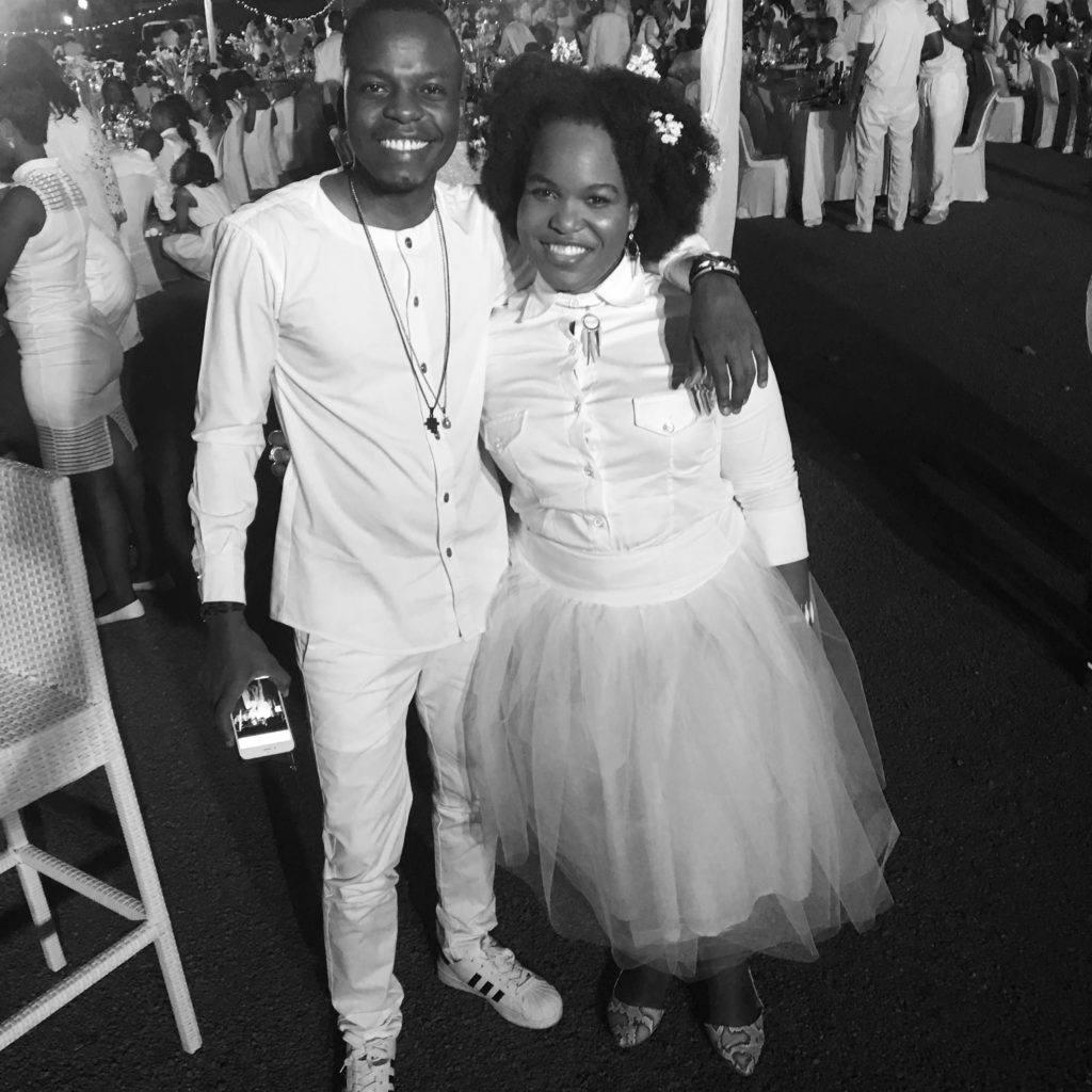 Diner en Blanc 2016. Georgie Ndirangu. Donnalee Donaldson.